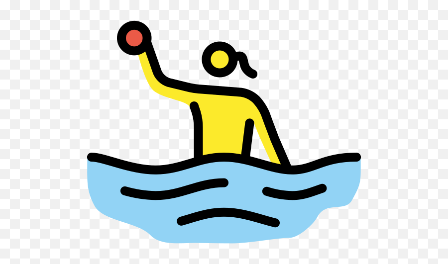 U200d Woman Playing Water Polo - Emoji Meanings Clip Art,Water Emoji Png