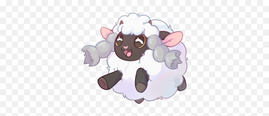 Pokemon Wooloo - Cartoon Emoji,Lamb Emoji