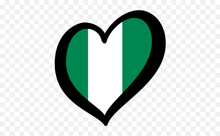Euronigeria - Italy Eurovision Heart Logo Emoji,Nigerian Flag Emoji