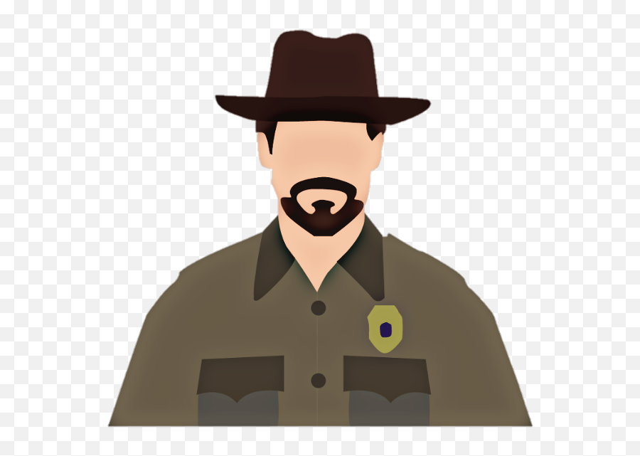Sheriff Strangerthings Strangerthingscast Draw - Cartoon Emoji,Sheriff Emoji