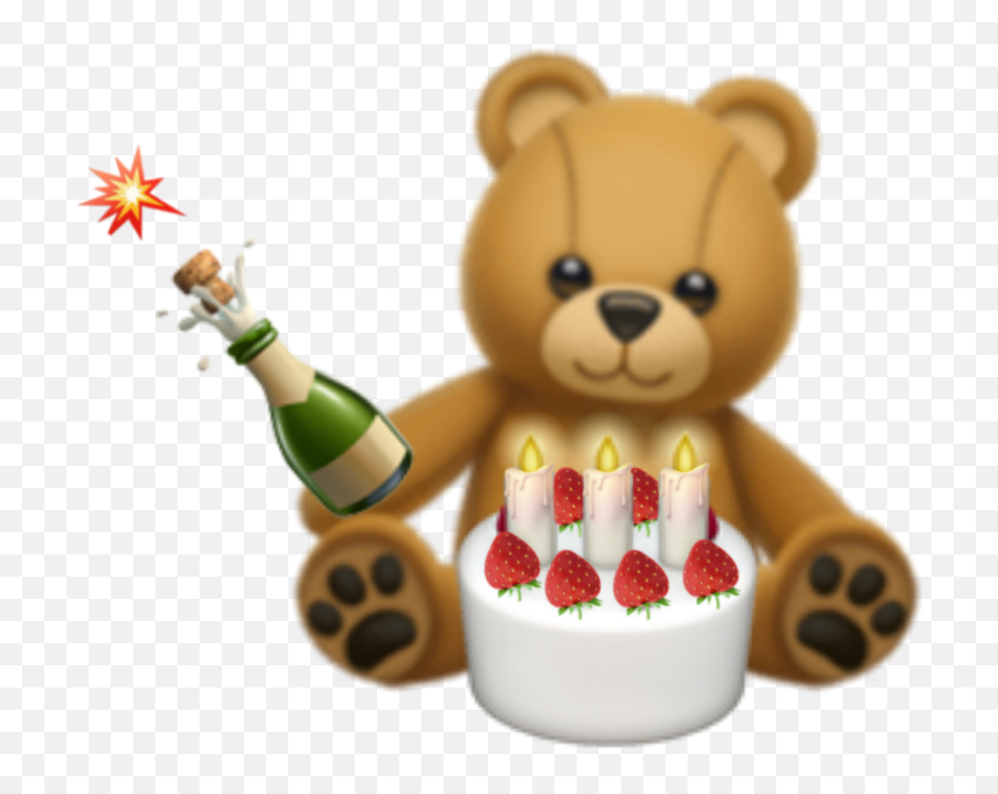Emoji Iphone Iphoneemoji Emojis Bear - Teddy Bear Emoji Png,Iphone Baby Emoji