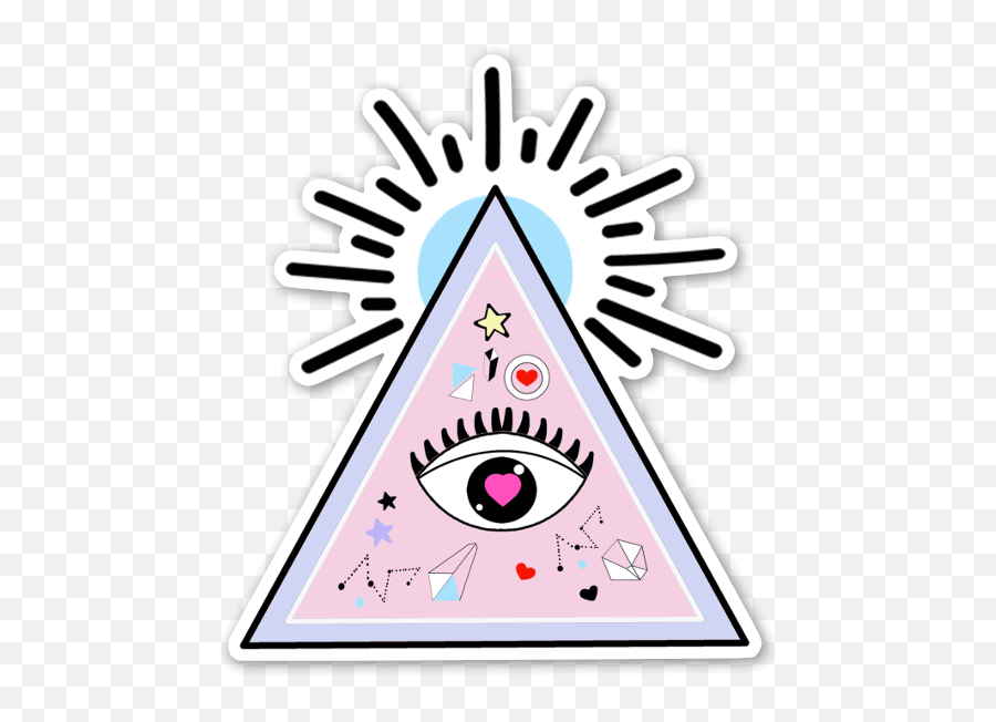 Download Evil Eye Magic Sticker - Cool Evil Eye Graphic Hd Evil Eye Sticker Emoji,Laughing Emoji Necklace