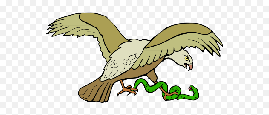 Eagle With Snake Png Svg Clip Art For Web - Download Clip Cartoon Eagle Vs Snake Emoji,Eagle Emoji