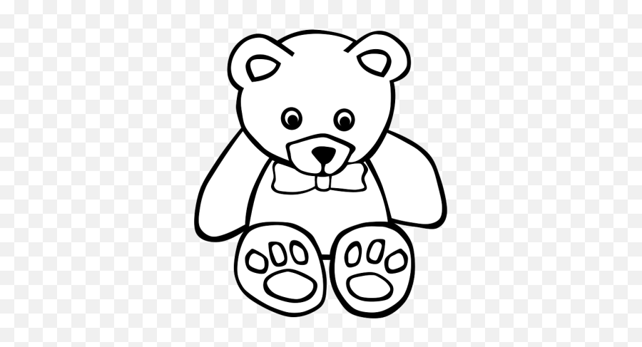 Teddy Bear Png Svg Clip Art For Web - Download Clip Art Clipart Black And White Animals Emoji,Teddy Bear Emoji