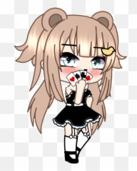 gachalife Poker face Sticker by Lululoser - Hime Cut Emoji