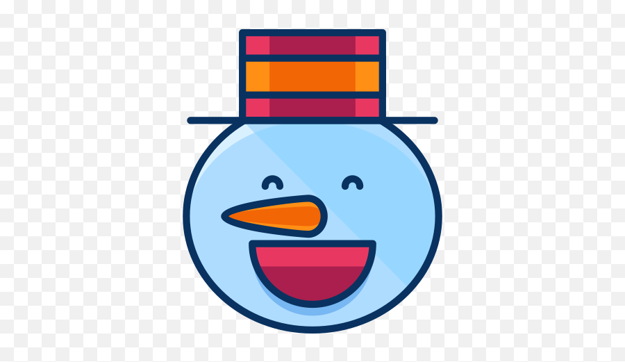 Emoji Emoticon Happy Man Smile Snow Snowman Icon - Emoticon,Fireplace Emoji