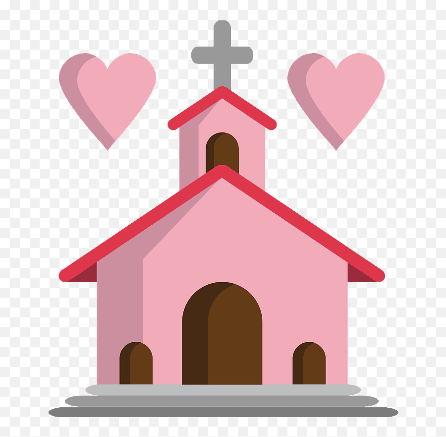 Wedding Emoji Clipart - Church Png,Emoji Wedding