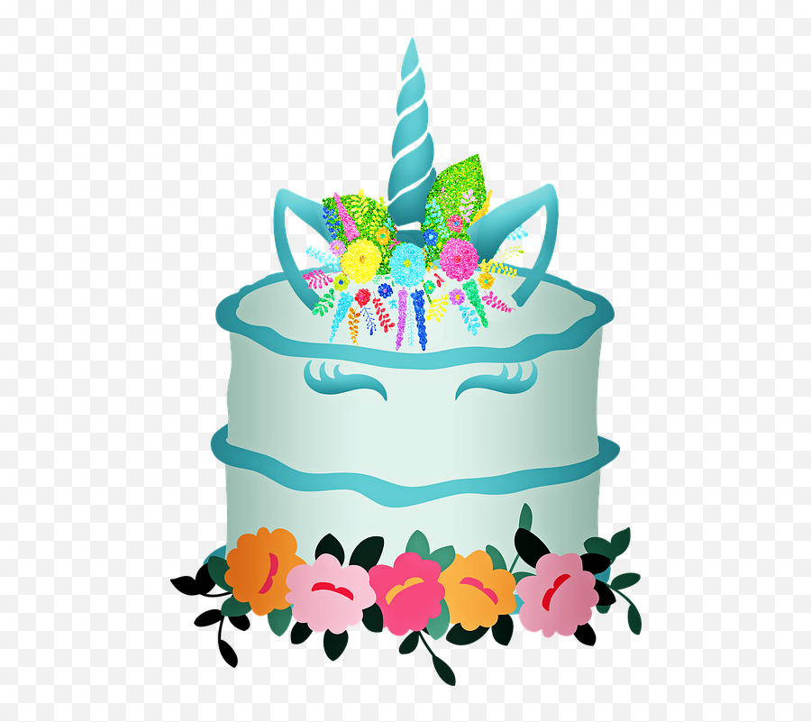 Unicorn Cake - Unicorn Cake Clipart Png Emoji,Facebook Cake Emoji