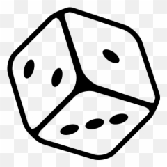 Emojione Bw 1f3b2 - El Del Dado
