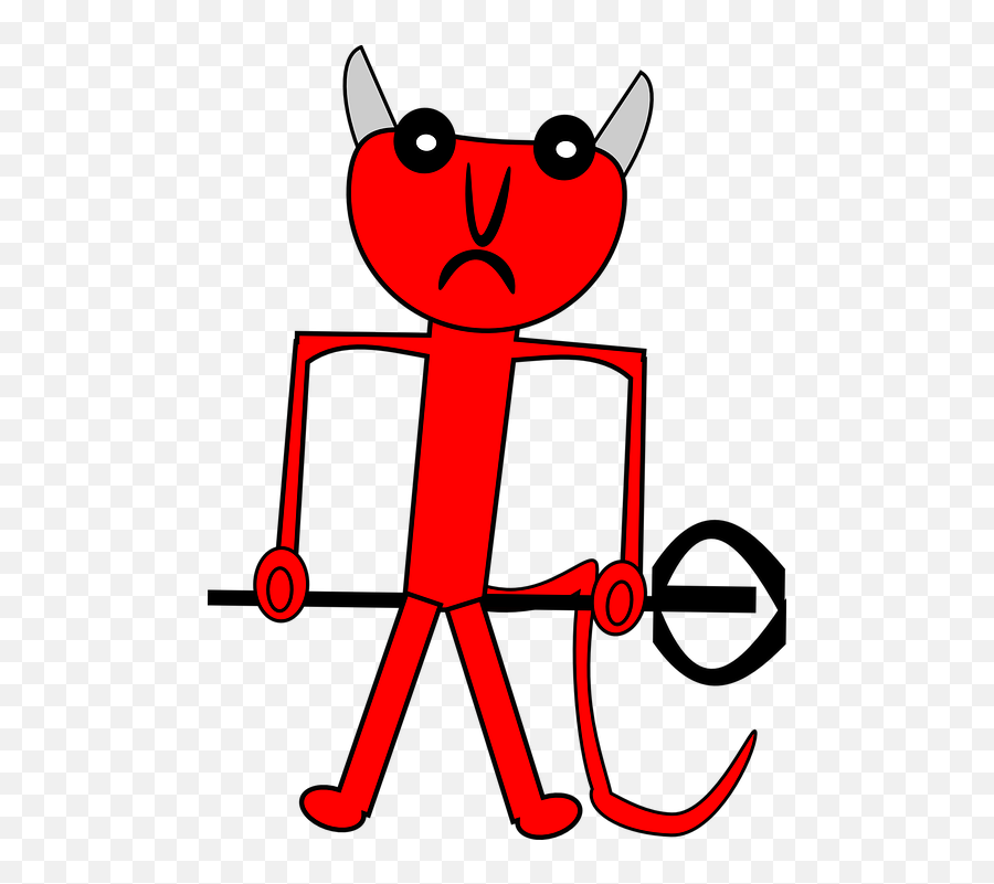Free Unhappy Sad Vectors - Bad Devil Clipart Emoji,Shocked Emoji