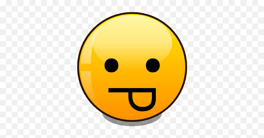 Basic Smiley Sticking Tongue - Smiley Emoji,Tongue Sticking Out Emoticon