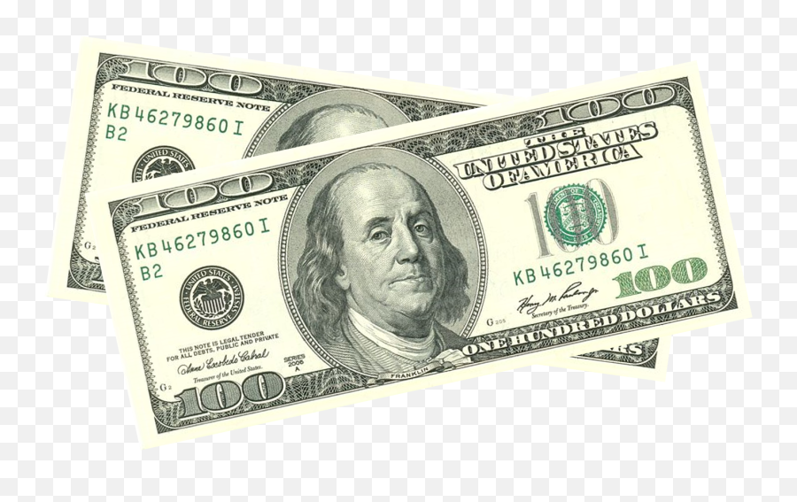 United States One Hundred - Hundred Dollar Bill Png Emoji,Dollar Bill Emoji