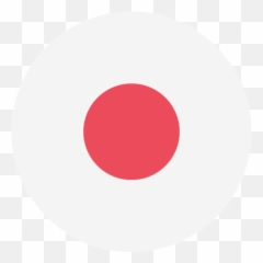 Flag Of Japan Emoji For Facebook Email Sms - Circle