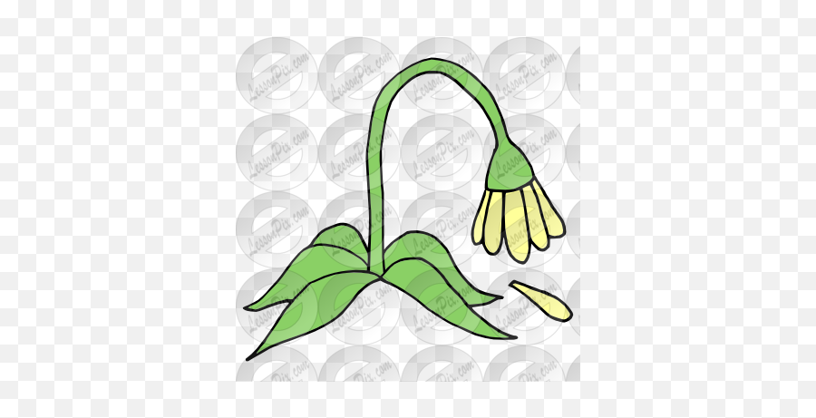 Free Wilting Tulip Drawing Clipart Pack - Clip Art Emoji,Wilting Flower Emoji
