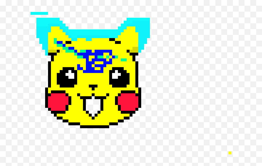 Pixel Pikachu Clipart - Pixel Art Pikachu Emoji,Pikachu Emoticon