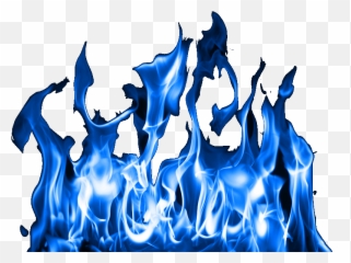 Blue Flames - Transparent Animated Emoji