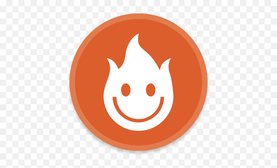 Hola Icon - Flame Smiley Face Emoji,Hola Emoji