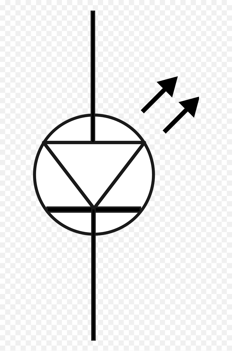 Diode Led Symbol Electronics Light - Laser Diode Symbol Png Emoji,Infinity Emoji Copy