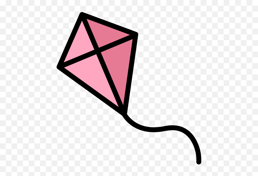 Kite - Kite Outline Emoji,Kite Emoji