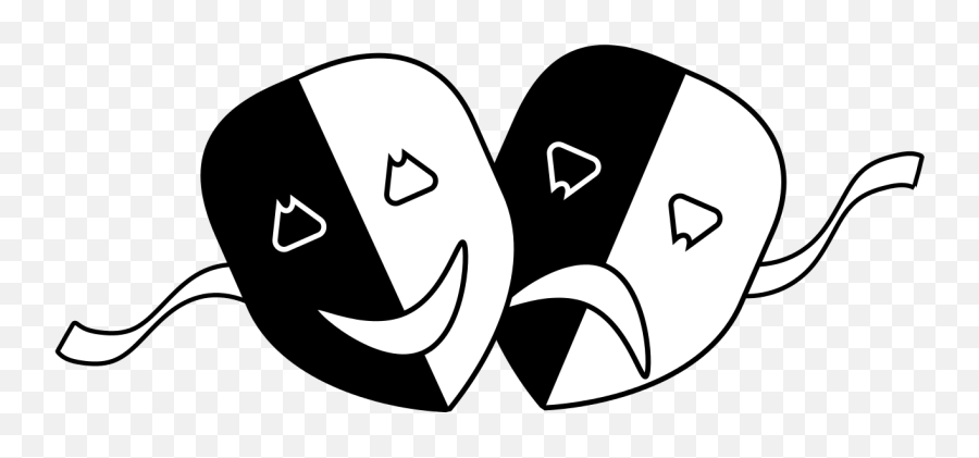 Theatre Masks Svg - Theatre Masks Png Emoji,Drama Masks Emoji