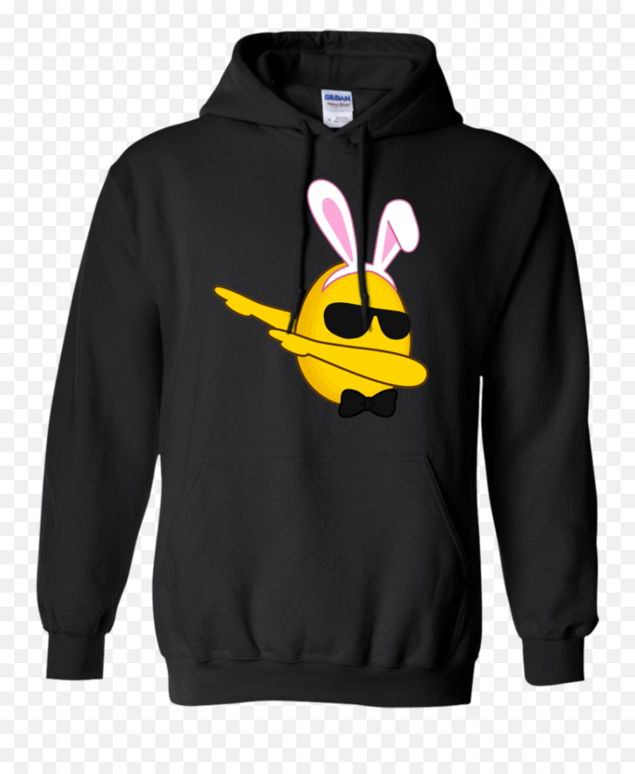 Funny Dabbing Emoji Bunny Easter Shirt Cute Dab Emoji - Thrasher Hoodie Png,Easter Bunny Emoji