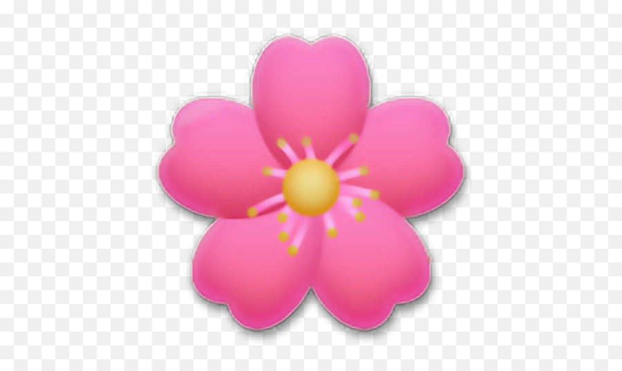 Flor Rosa Emoji Emoticono - Emoji Flor Rosa Png,J Emoji