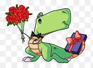 The almost good dinosaur WhatsApp Stickers - Cloud Clip Art Emoji