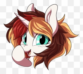 Pony Unicorn Boop Cute Emoticon - Cartoon Emoji,Six Eye Ear Nose Emoji