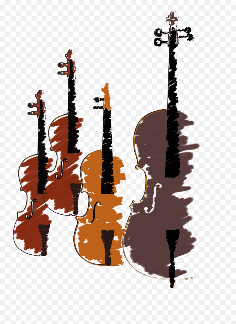 Download String Quartet Instruments Png - String Quartet Free Clip Art Emoji,Senorita Emoji