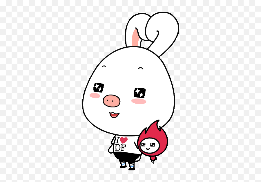 Hyunji Kim - Pig Rabbit Cartoon Emoji,Ios 10 Emoticons