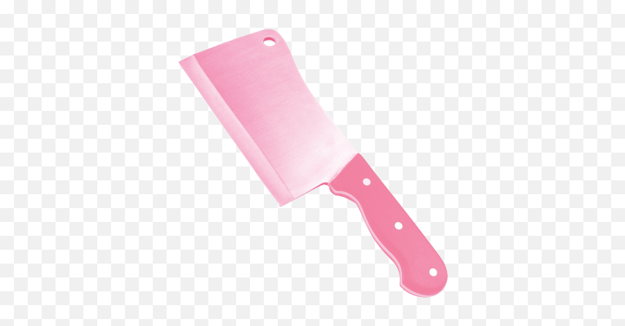 Butcher Knife - Pink Knife Png Emoji,Knife Emoji Transparent