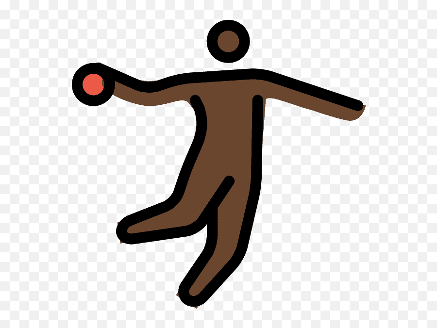 Person Playing Handball Emoji Clipart Free Download - Dot,Emoji Jump