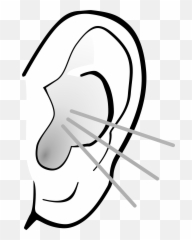 Download Listening Ear Image Hq Png - Emoji