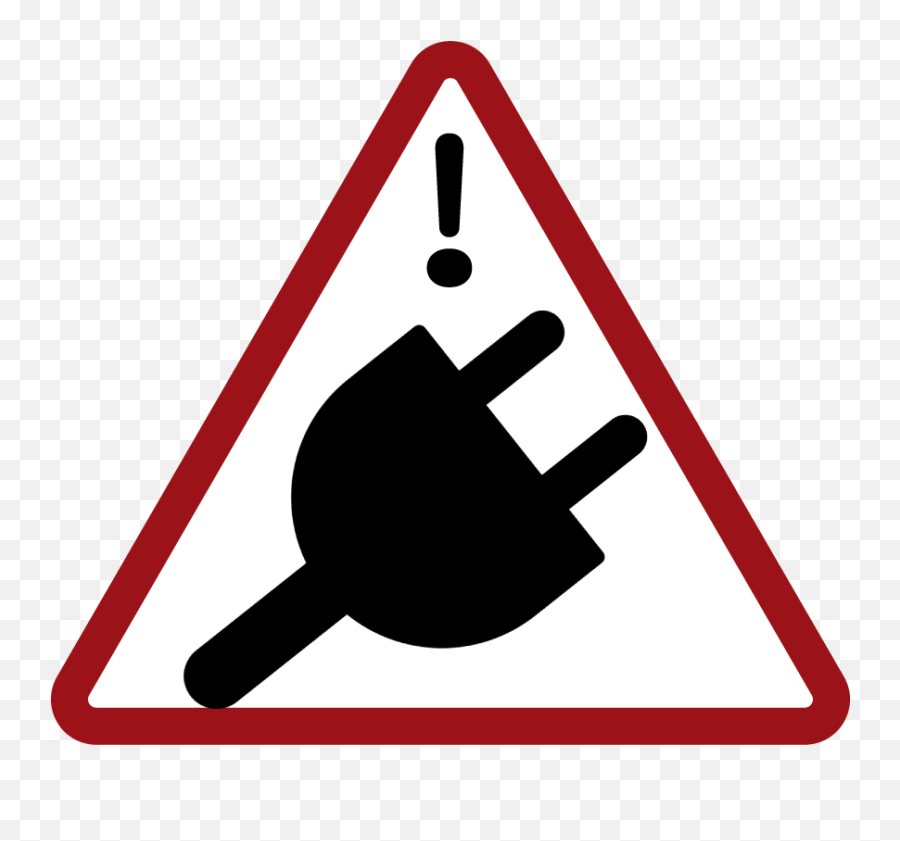 Alert Unplug Wellesley Warning Sign - Hirtshals Camping Emoji,Caution Sign Emoji