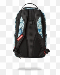 Shark Eat Money Backpack - Hiking Equipment Emoji,Emoji Backpacks
