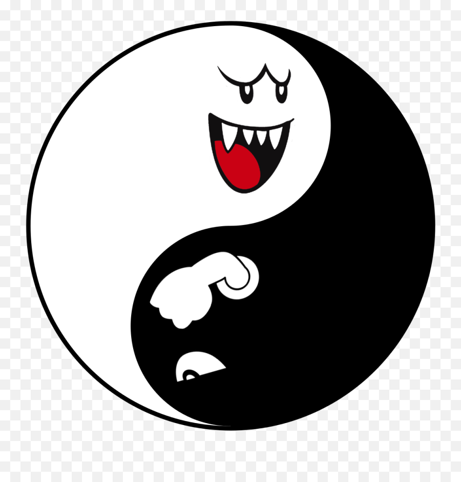 Bill Yin Yang - Bullet Bill Boo Yin Yang Emoji,Yin Yang Emoji Android