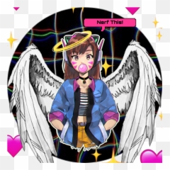 Dva Overwatch Dvaedit Freetoedit - D Va Aesthetic Emoji,Dva Emoji