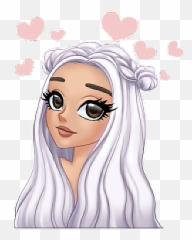 Girl Cool Emoticons Singer Famous Cute - Ariana Grande Drawing Emoji
