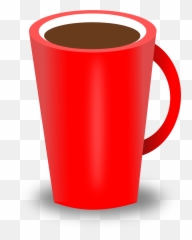 Coffee Cup Red Transparent Png - Red Coffee Mug Clipart Emoji,Red Cup Emoji