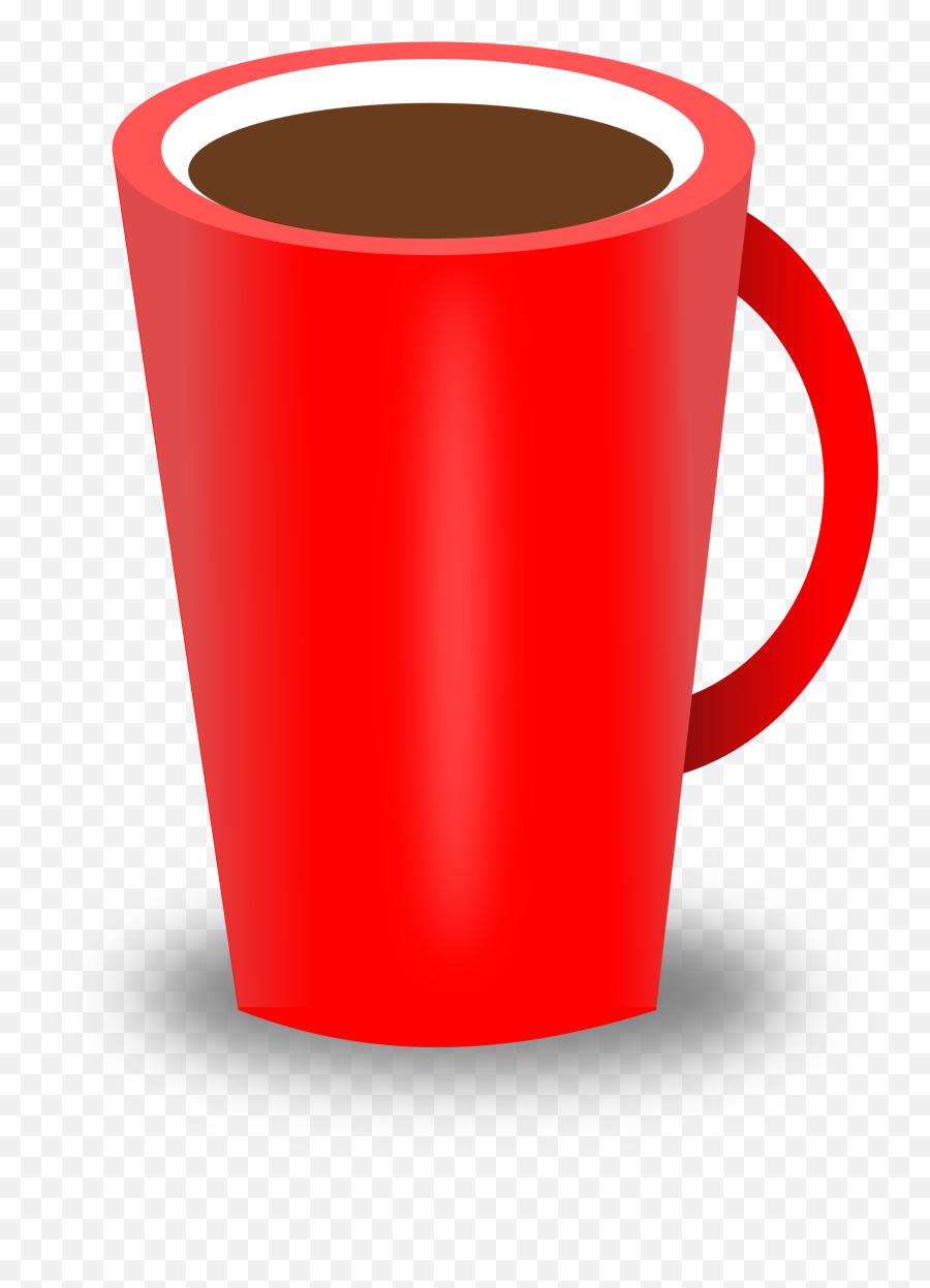 Coffee Cup Red Transparent Png - Red Coffee Mug Clipart Emoji,Red Cup Emoji
