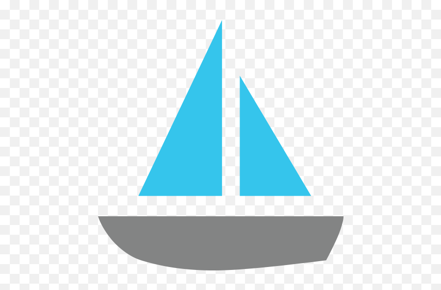 Speed Boat Emoji - Sailboat Emoji,Scottish Flag Emoji