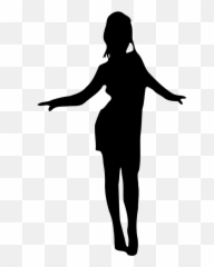 Dance Woman Silhouette Clip Art - Of Dancing Emoji