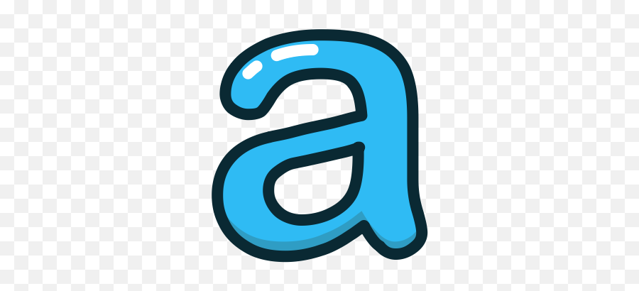 Letter A Blue - Clip Art Emoji,Blue Flame Emoji