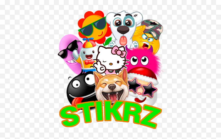 Stikrz - Cartoon Emoji,Animated Emoticons For Whatsapp