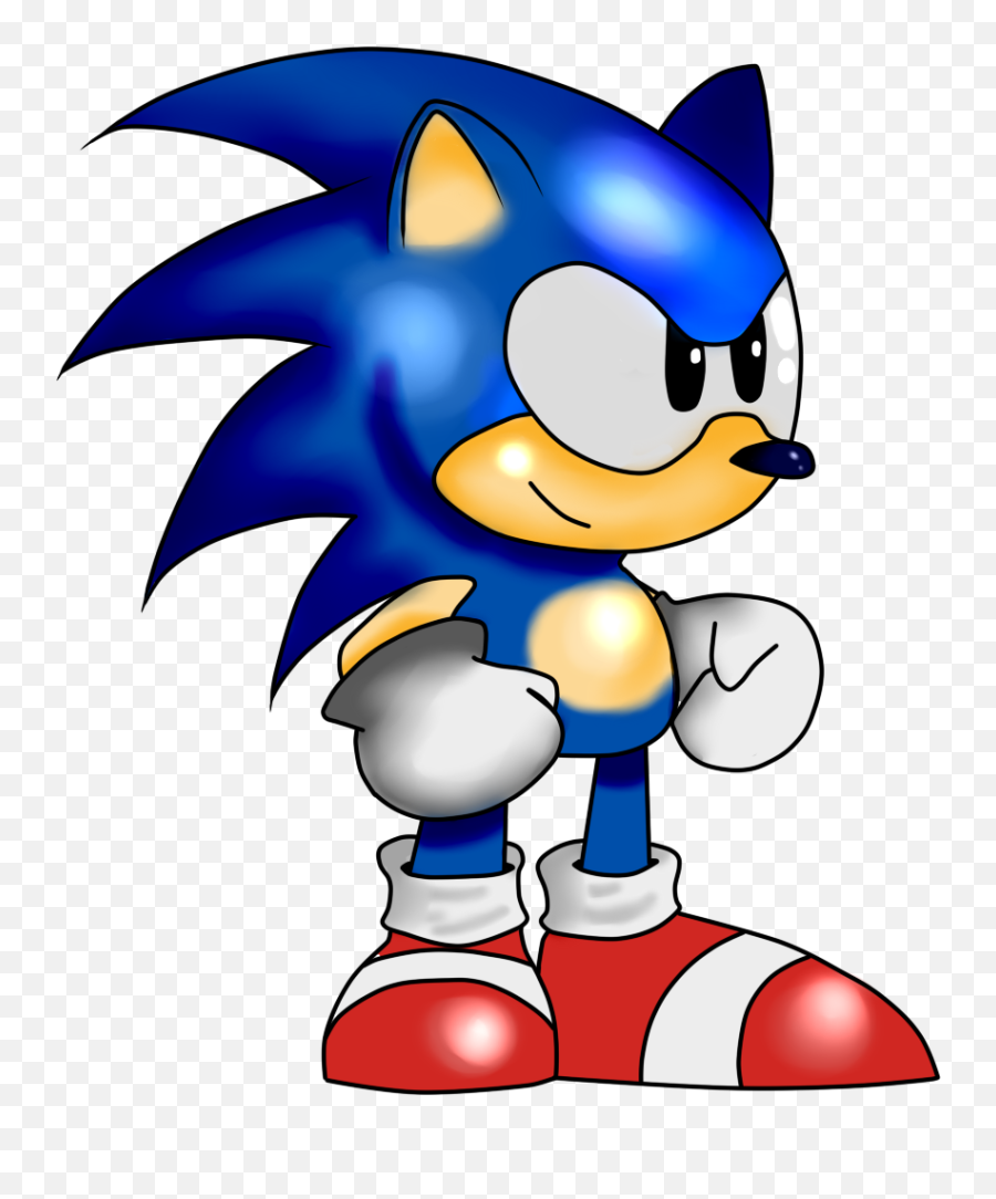 Sonic 3 Sprite Hd - Sonic 3 Sonic Sprite Hd Emoji,Sonic The Hedgehog Emoji