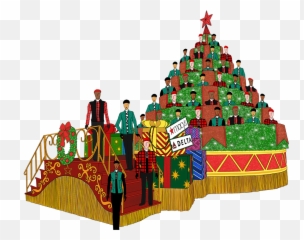 Macys Thanksgiving Day Parade - Singing Christmas Tree Emoji