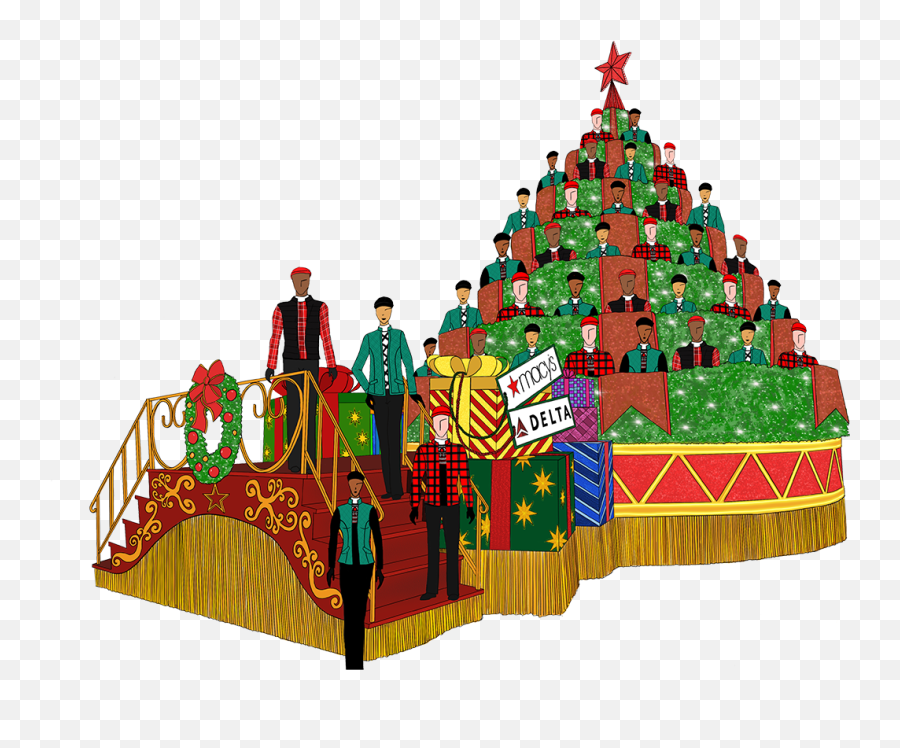 Macys Thanksgiving Day Parade - Singing Christmas Tree Emoji,Parade Emoji