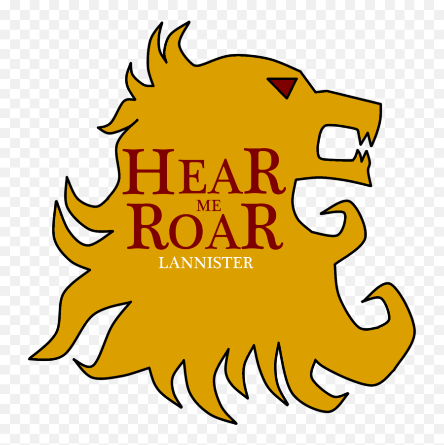 House Lannister Png Transparent Image - Game Of Thrones Lannister Png Emoji,Wedding Anniversary Emoji