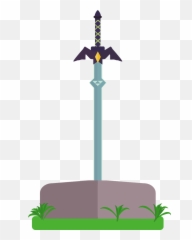 Master Sword Weapon Link Zelda - Breath Of The Wild Png Emoji