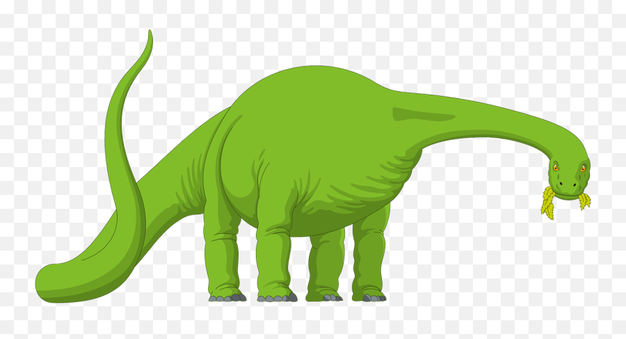 Dinosaurs Clipart Obsolete Picture - Dinosaur Long Neck Cartoon Emoji,Dino Emoji